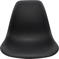 Assento para Cadeira Charles Eames Eiffel - Design Moderno em Polipropileno Preto - imagem 1