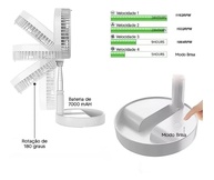 Ventilador Portátil Dobrável 7200mAh Silencioso com Design Retrátil D09 Luuk Young (Branco) - imagem 5