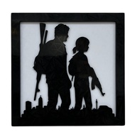 Quadro Decorativo The Last of Us - Design Exclusivo em Alto Relevo 20x20cm - imagem 1