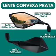 Espelho Retrovisor Moto Honda Z400 - Visão Ampla e Design Esportivo - imagem 4