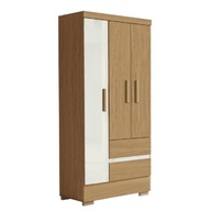 Guarda-Roupa Solteiro 3 Portas 2 Gavetas Coimbra - Design Moderno Off White - imagem 2