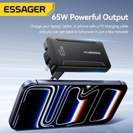 Carregador Essager 65W GaN Ultra Fino: Potência em Design Slim - imagem 3
