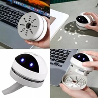 Mini Aspirador de Pó de Mesa com Design Robô - Limpador de Teclado e Miga de Pão - imagem 5