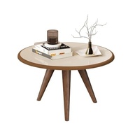 Mesa de Centro Redonda Tripé Lívia - Design Retro para Ambientes Modernos - imagem 2
