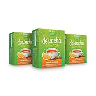 Desinchá Laranja com Canela: Kit com 3 Caixas de Chá Refrescante e Sem Cafeína - imagem 1