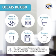 Cloro Gel Sanol 700ml - Limpeza Profunda e Desinfecção Total para Sua Casa - imagem 5