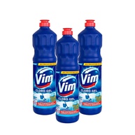 Kit 3 Desinfetantes Vim Multiuso Cloro Gel Original 700ml - Limpeza Profunda e Desinfecção Total - imagem 1