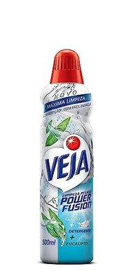 Veja Limpeza Pesada Power Fusion Pisos com Cloro 500mL - Máxima Desinfecção e Brilho - imagem 2