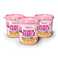 Desmaia Cabelo Forever Liss: Kit 3 Máscaras 350g - imagem 1