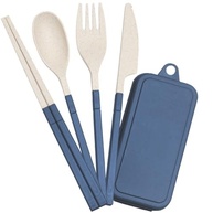 Kit de Talheres Desmontáveis para Camping – Garfo, Faca e Colher Multiuso em Estoque Compacto - imagem 2