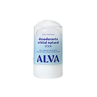 Desodorante Cristal Stick Vegano 60g Alva – O Natural que Dura 12h - imagem 1