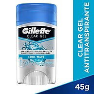 Desodorante Gillette Clear Gel Cool Wave 45g - Proteção 48h - imagem 1