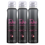 Desodorante Tabu Baladeira 150ml – Kit com 3 Aerosóis - imagem 1