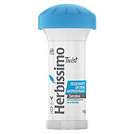 Desodorante Twist Sensitive Herbissimo 45g: Proteção 24h para Pele Sensível - imagem 1