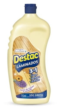 Limpa Pisos Destac Laminados Lavanda 750ml - Fórmula 3 em 1 com PH Neutro - imagem 2