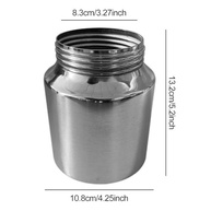 Recipiente de Spray de Tinta para Pulverizador Elétrico, Recipiente Destacável à Prova de Vazamentos, Tanque de Tinta Multiuso para Descanso Faça Você, Liga de alumínio 800ML, Tamanho real - imagem 3