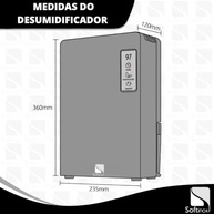 Desumidificador Elétrico Portátil Bivolt 2200ml - Combate ao Mofo e Umidade com Tecnologia Peltier - imagem 3