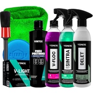 Kit Completo Detalhamento Automotivo Vonixx & Vintex: Sintra, V-Floc, Delet, V-Light e Acessórios Karbox - imagem 2