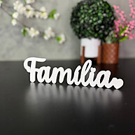 Letreiro Família Decorativo: Amor em Cada Detalhe 💖 - imagem 1