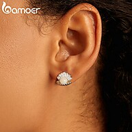 Brincos De Fita Bamoer 925 Sterling - Elegância em Cada Detalhe - imagem 2