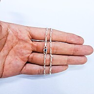 Corrente 3x1 Grumet 60cm Prata 925: Elegância e Qualidade em Cada Detalhe - imagem 2