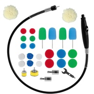 Mini Almofadas de Polimento para Detalhes de Carro - Conjunto Profissional de Esponjas Resistentes e Macias - imagem 1