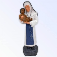 Imagem de Santa Dulce dos Pobres em Resina 21 cm - Decoração Sagrada com Detalhes Realistas - imagem 1