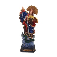 Estátua de Nossa Senhora do Apocalipse em Resina - 20 cm | Decoração Sagrada com Detalhes Finos - imagem 1