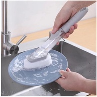 Escova Dispenser 2 em 1 com Esponja e Detergente - Limpeza Inteligente para Cozinha e Louças - imagem 2