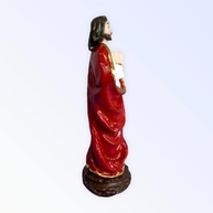 Imagem do Sagrado Coração de Jesus em Resina 7 cm - Decoração Devocional Elegante - imagem 2
