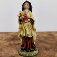 Imagem de Santa Terezinha em Resina - 15 cm | Decoração Devocional Elegante - imagem 1