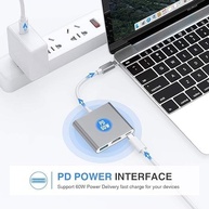 Adaptador USB-C 3 em 1: HDMI 4K, USB 3.0 e Carregamento Rápido - Expanda seu SAMSUNG DEX MODE! - imagem 5