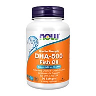 DHA-500 Now Foods: 90 Cápsulas com 500mg DHA e 250mg EPA - imagem 1
