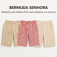 Kit 5 Bermudas Malha Fria: Conforto e Estilo para o Dia a Dia - imagem 1