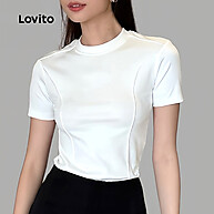 Camiseta Branca Lovito L135ED404 – Conforto e Estilo para o Dia a Dia - imagem 2