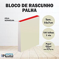 Blocos de Anotação 10x7cm: 20 Unidades para o Dia a Dia! - imagem 1
