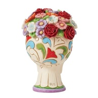 Estatueta Jim Shore Dia de Los Muertos Açúcar Crânio Flor Halo - Resina Pintada à Mão - imagem 5
