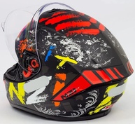 Capacete Nzi Trendy IT Preto/Vermelho - Segurança e Estilo para Seu Dia a Dia - imagem 5