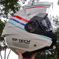 Capacete GP Tech OF669 Open Branco-Azul: Praticidade e Segurança para o Dia a Dia Urbano - imagem 5
