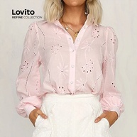Blusa Elegante Lovito Refine: Sofisticação no Seu Dia! - imagem 2