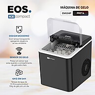 Máquina de Gelo EOS 12Kg: Refresque Seu Dia! - imagem 2