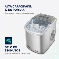 Máquina de Gelo Mondial 12kg: Refresque Seu Dia! - imagem 2