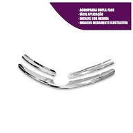 Aplique Friso Grade Dianteira Cromado para Toyota Corolla 2009-2011 - Kit Completo - imagem 4