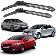 Par de Palhetas Limpador Parabrisa Dianteiro Kia Cerato 2013-2022 - Visibilidade Impecável - imagem 2