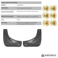 Kit Lameiro (Parabarro) Dianteiro e Traseiro Personalizado Jeep Renegade 2014-2023 - imagem 3
