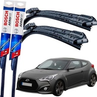 Par Palheta Limpador Parabrisa Dianteiro Silicone Bosch para Hyundai Veloster (2011-2013) - imagem 2