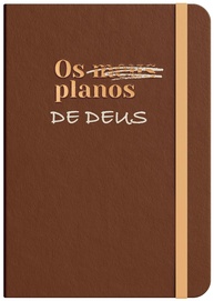 Caderneta Moleskine "Os Planos de Deus" - Marrom | Planejamento Espiritual e Diário - imagem 1