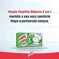 Pastilha Adesiva Sanitária Harpic Pinho – Limpeza e Perfumação por até 30 dias! - imagem 2