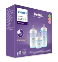Philips Avent Kit de Mamadeiras Pétala 3.0 - 3 Unidades com Bicos de Diferentes Fluxos - Azul - imagem 4