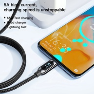 Cabo USB-C 100W: Carregamento Turbo + Display Digital - imagem 3